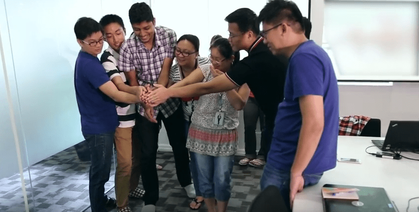 Teams at problem solving training