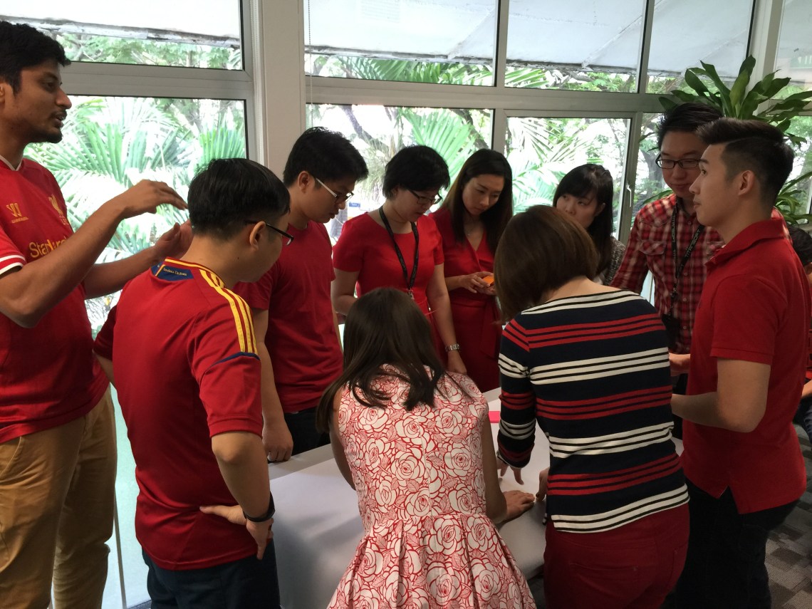 Breaking into groups for discussion